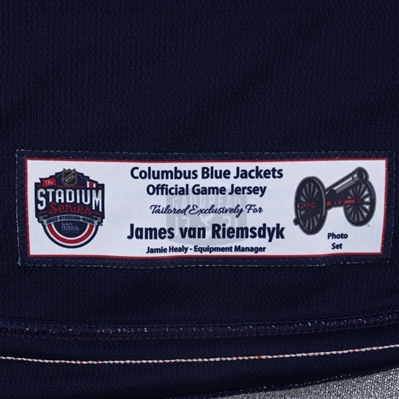 James van Riemsdyk - Navy Photo Shoot-Worn Jersey - 2025 Stadium Series